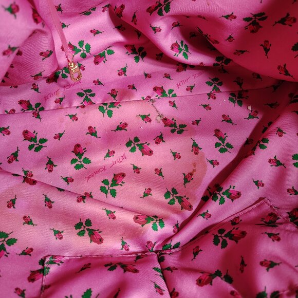 Betsey Johnson Banana Split Tote Bag Fruit Striped Yellow - Picture 16 of 16